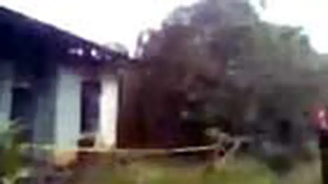 Satu Rumah Terbakar di Riau