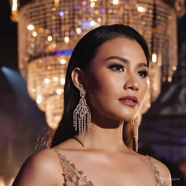 Anting Model Dewasa Tipe Chandelier Mewah