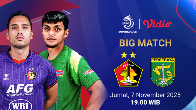 Saksikan Persik vs Persebaya eksklusif di Vidio. (dok. vidio.com)