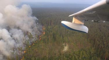 Kebakaran hutan meluas di wilayah Serbia (AP Photo)