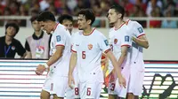 Pemain timnas Indonesia merayakan gol saat berlaga melawan Vietnam pada lanjutan Kualifikasi Piala Dunia 2026 digelar di Stadion My Dinh, Hanoi, Selasa (26/3/2024). (Foto: Dok PSSI)