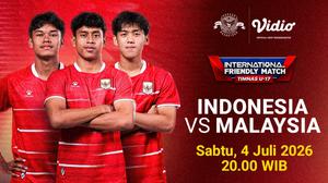 Pertandingan Indonesia U-17 vs Malaysia U-17: Dukung dan Saksikan Hanya di Vidio