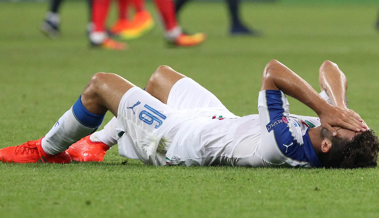 Pemuda berdarah Italia ini mengklaim memiliki kualitas teknik yang sama dengan  Alvaro Morata dan Andrea Belotti. (AFP/Daniel Roland)