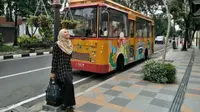 Bus wisata kota di Surabaya (Foto:Love Surabaya)