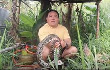 Ekstrem, Pria Ini Bagikan Tutorial Masak Ular Piton 'Lebih Enak dari Ayam Kampung
