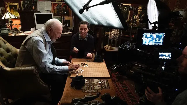 Christopher Plummer dan Ana de Armas. (Foto: Instagram @ana_d_armas)