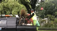 Usai Perayaan Tahun Baru, Monas-Bundaran HI Bersih dari Sampah