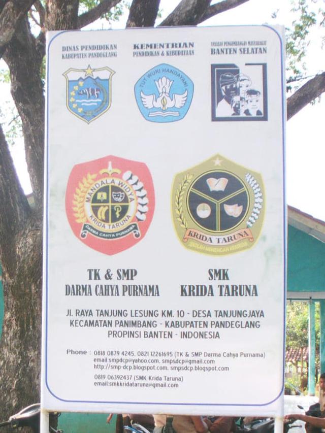 Sd Darmono Dirikan Sekolah Gratis Di Tanjung Lesung News