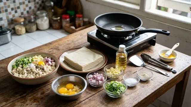 Resep Martabak Tahu Renyah dan Gurih/AI Generated
