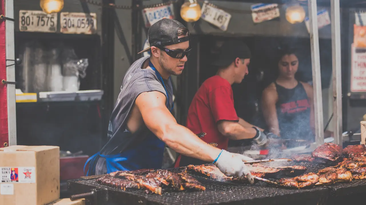 Grilled food