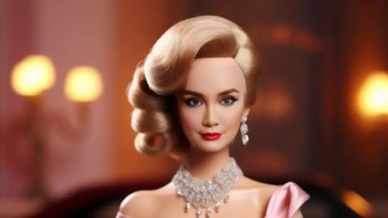Potret Luna Maya versi Barbie AI (Sumber: Tiktok/@tamrockids dan Instagram/@lunamaya)