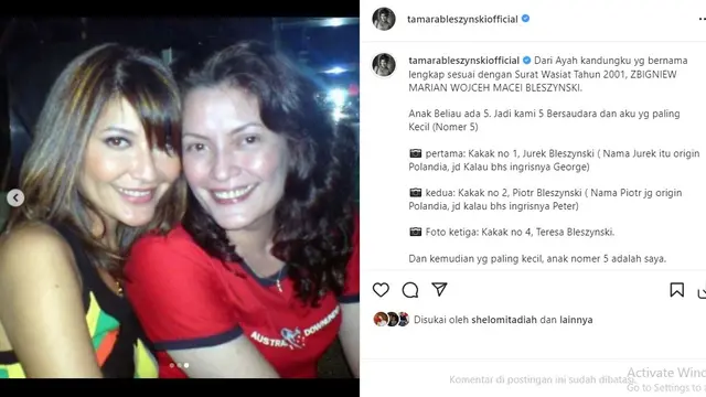 Tamara Bleszynski (Foto: Instagram/@tamarableszynskiofficial)