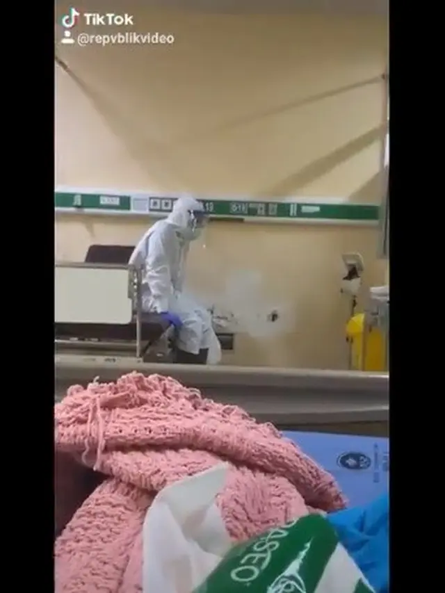 viral video tenaga medis saat bertugas