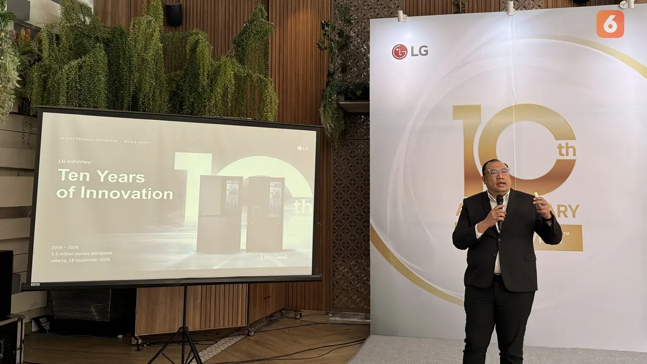Head of Product Marketing Kitchen Home Appliance Solution of LG Electronics Indonesia, Rumbi Lahari Simanjuntak. Liputan6.com/Iskandar