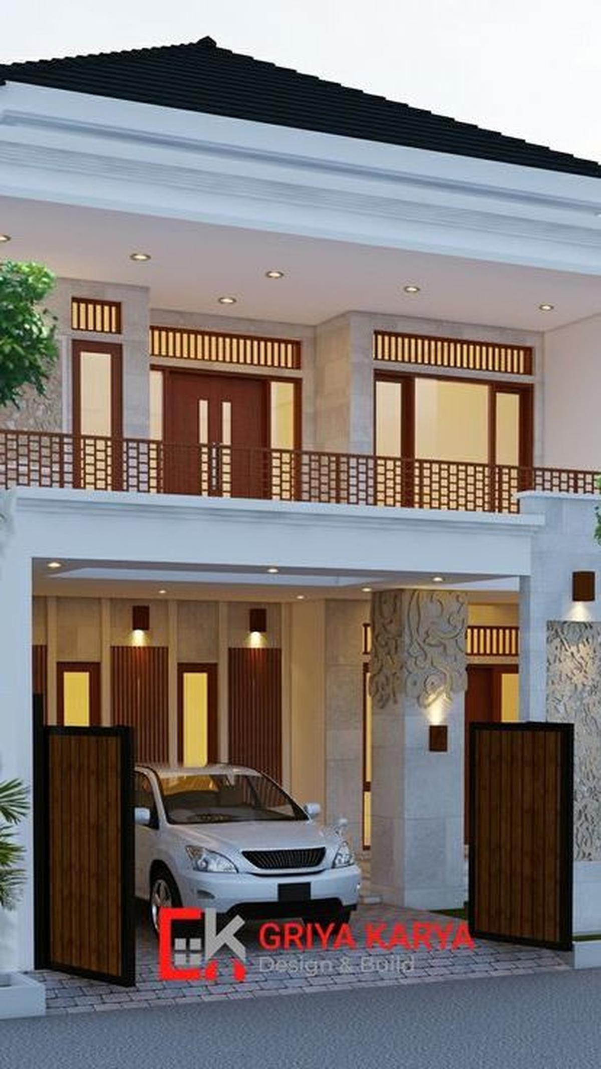 Rumah Minimalis 2 Lantai Dilengkapi Carport