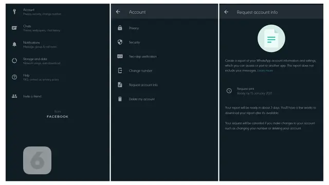 Cara Unduh Data Akun WhatsApp
