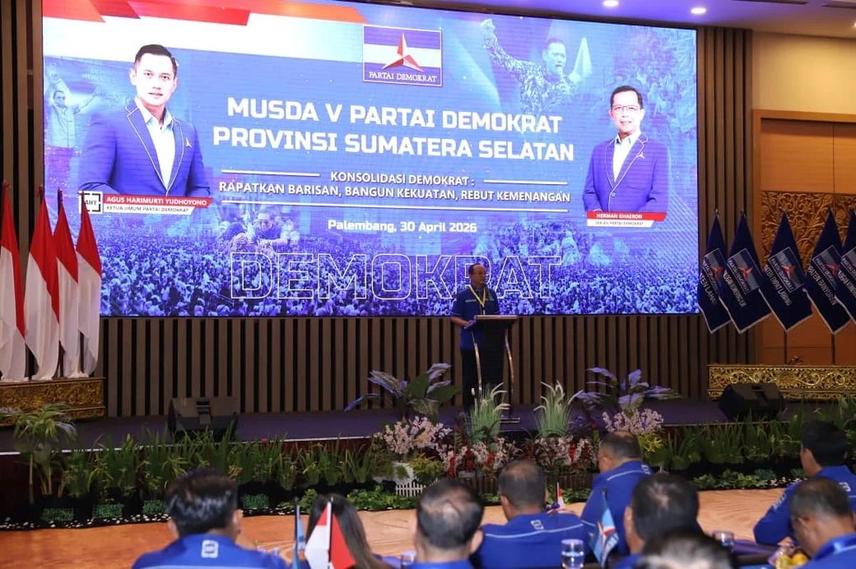 FOTO: AHY Tekankan Konsolidasi Partai Jadi Kunci Kemenangan