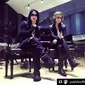 Hyde L'Arc-en-Ciel dan Yoshiki X Japan, dua musikus rock ternama di Jepang. (Instagram - @hydeofficial / @yoshikiofficial)