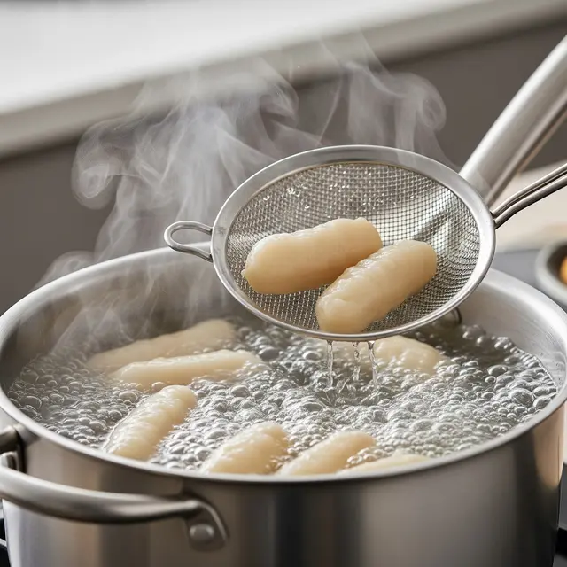 Cara membuat sotong tahu bulat (Image by Gemini AI)