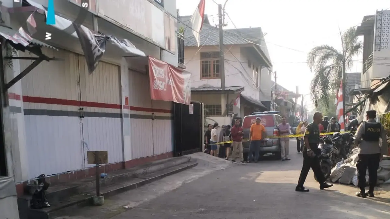 Toko kelontong lokasi temuan benda mencurigakan yang sempat dikira bom di Wisma Asri, Bekasi Utara, Kota Bekasi