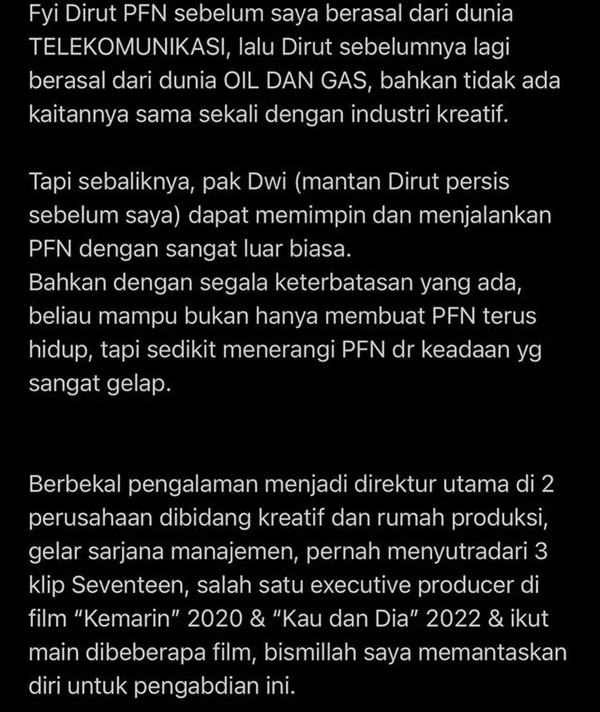 Ifan Seventeen Jawab Isu Tidak Tahu Diri Jadi Dirut PFN: Direktur Utama Rumah Sakit Tak Harus Dokter
