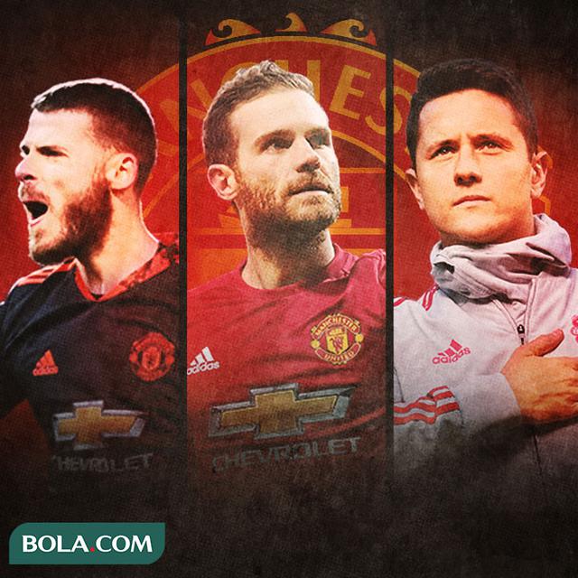 Manchester United - David De Gea, Juan Mata, Ander Herrera