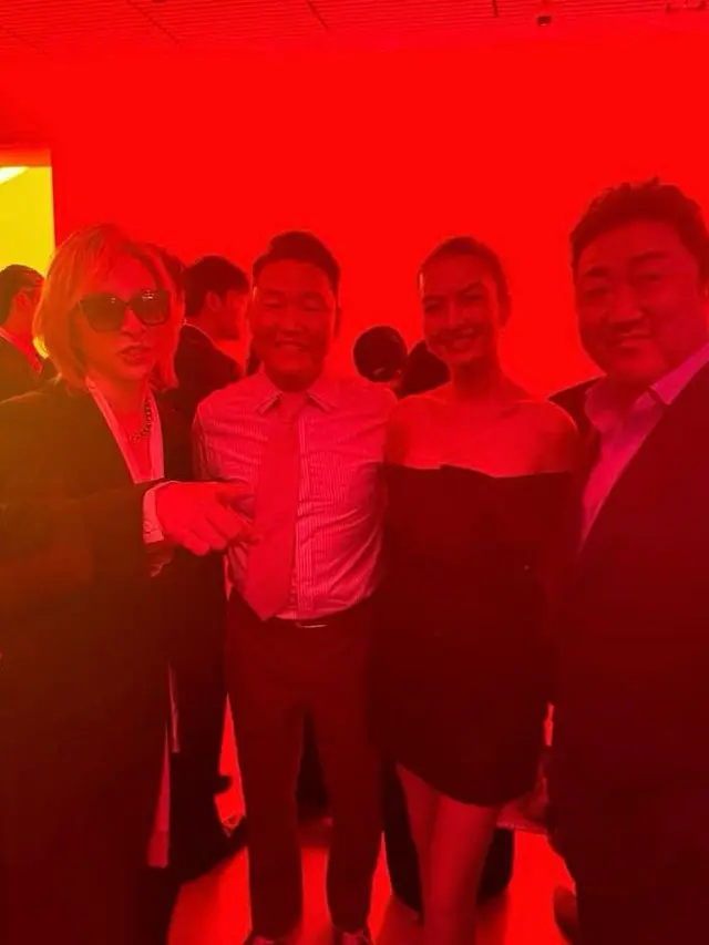 Circlenya Berkelas, 6 Gaya Raline Shah Pamer Foto Bareng G-Dragon, PSY, hingga Rain di Seoul