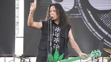Otong Koil dan bandnya tampil di Jogjarockarta 2018 (Rajawali Indonesia Communication)