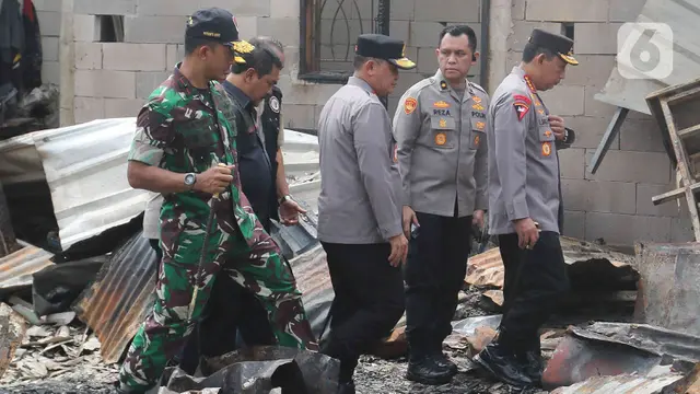 Wakil Presiden Ma’ruf Amin, Erick Thohir Hingga Kapolri meninjau lokasi kebakaran Depo Pertamina Plumpang
