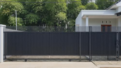 Inspirasi Pagar Estetik yang Efektif Mencegah Ular Masuk Halaman Model Hollow Vertikal Rapat