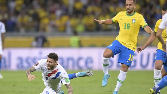 Foto: Dua Bintang Liga Inggris Cetak Gol, Brasil Bungkam Paraguay dan Terus Pimpin Klasemen Zona Conmebol di Kualifikasi Piala Dunia 2022
