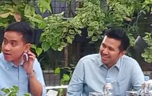 Gibran Makan Bareng Emil Dardak dan Arumi Bachsin, Jelang Pengundian Nomor Urut