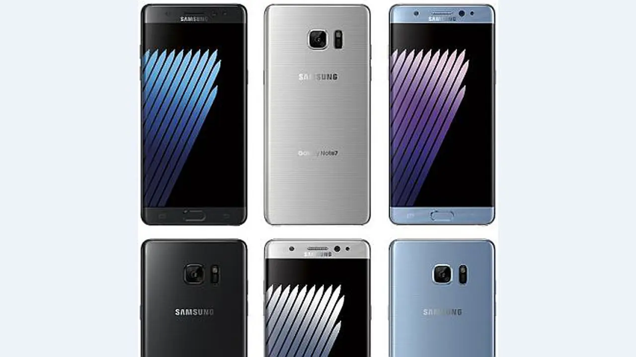 Bocoran warna Galaxy Note 7 (Foto: @evleaks)