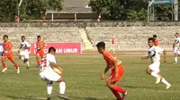 Pertandingan antara Daerah Istimewa Yogyakarta melawan Jawa Tengah di Liga Pelajar U-14 (dok: Kemenpora)