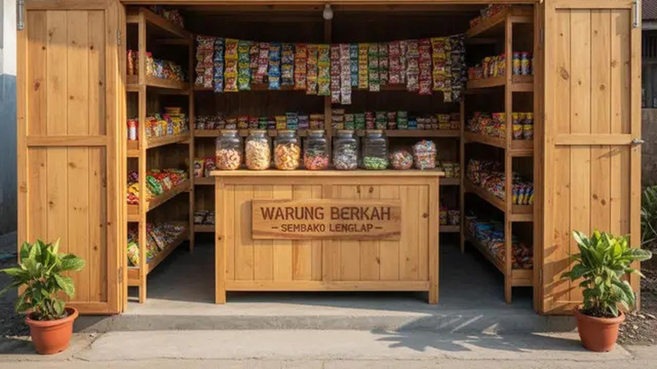 7 Ide Desain Warung Sembako Hemat Biaya Modal Kecil, Cocok untuk Pemula