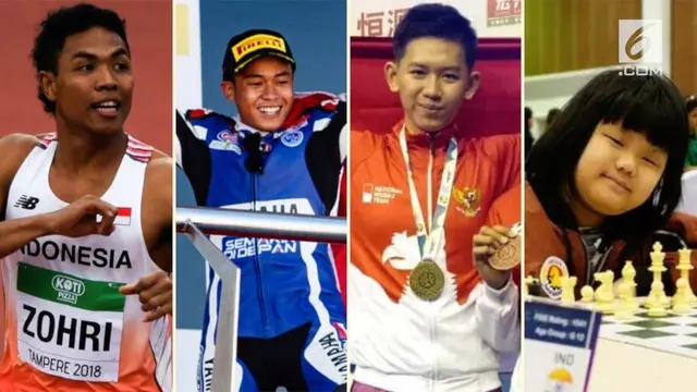 Atlet muda Indonesia belakangan banyak yang merebut posisi puncak kejuaraan dunia. Hal membanggakan ini menjadi pemicu semangat jelang Asian Games 2018.