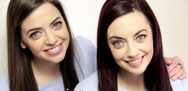 Niamh dan Karena yang seperti saudara kembar identik. | Foto: copyright mirror.co.uk