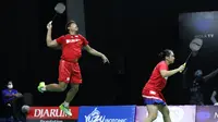 Praveen Jordan/Melati Daeva Oktavianti saat tampil di PBSI Home Tournament. (Istimewa)