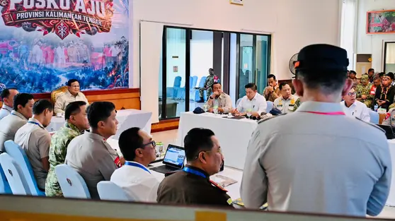 Usai dari Kalbar, Mendagri Dampingi Prabowo Bahas Kebakaran Hutan di Kalteng