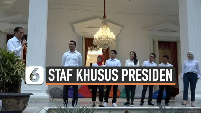 Presiden Joko Widodo atau Jokowi mengumumkan nama-nama staf khusus yang akan membantunya selama lima tahun ke depan. Ada tujuh nama staf khusus baru yang diperkenalkan Jokowi ke publik.