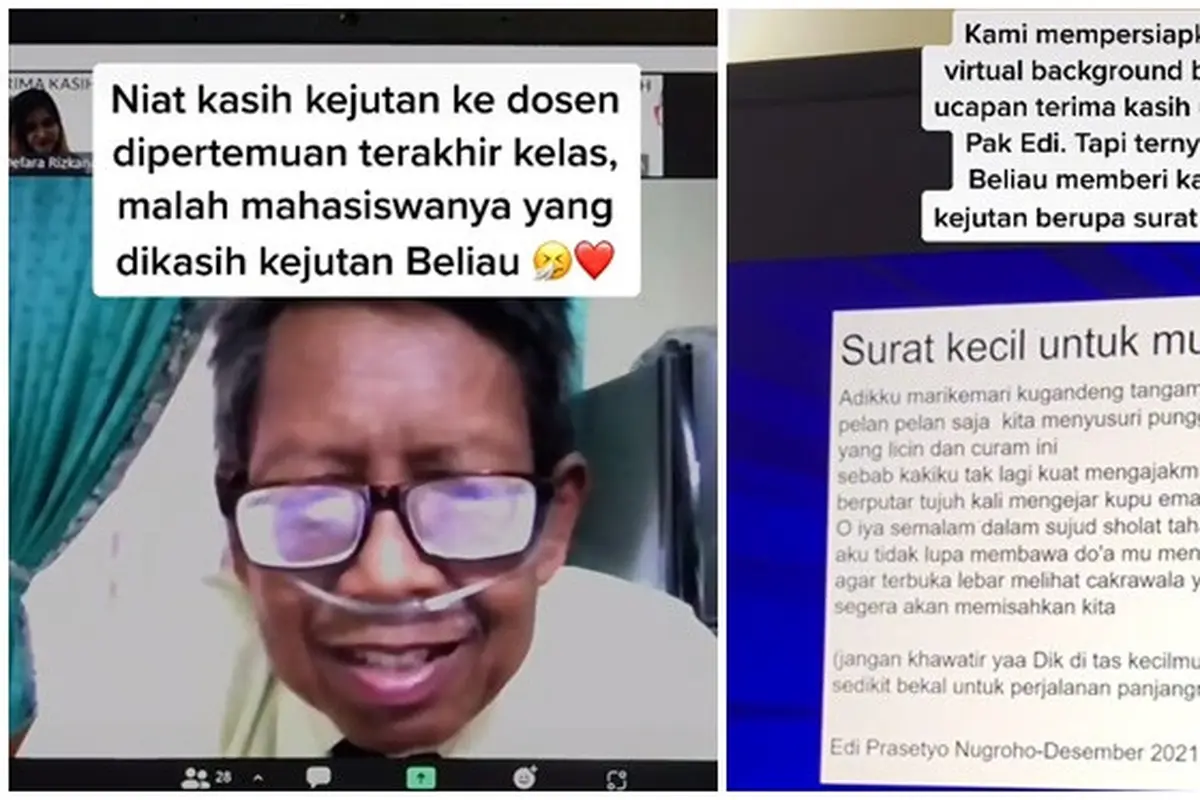 Dosen Ini Beri Surat Kecil Untuk Mahasiswanya Ketika Mengajar, Isinya Bikin Haru