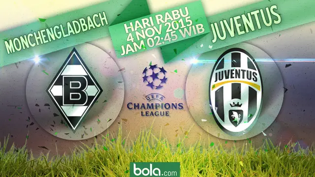 Liga Champions: Monchengladbach vs Juventus (Bola.com/Rudi Riana)