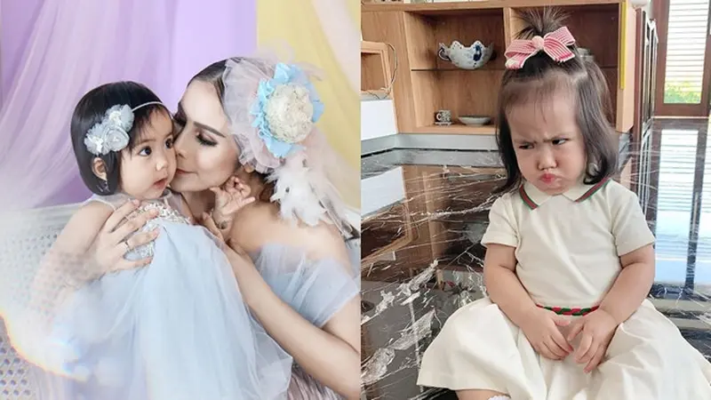 6 Potret Gemas Sheena Gabriella Anak Momo Gheisha, Bisa Pose Pura-pura Marah