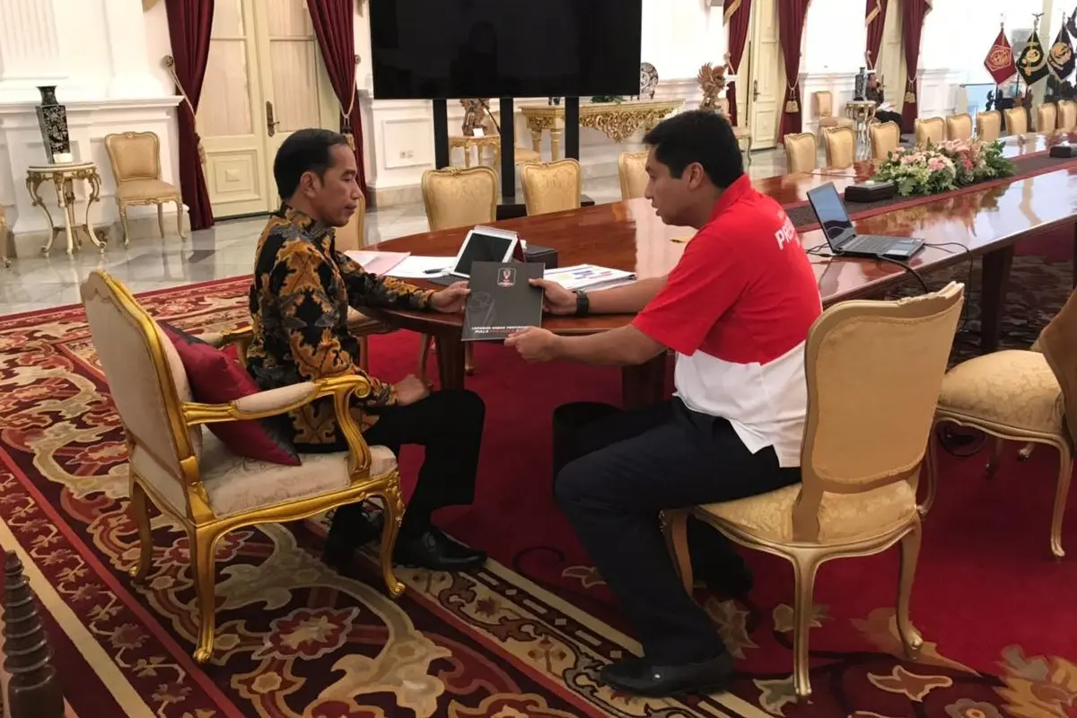 Maruarar Sirait, Piala Presiden 2018, Joko Widodo