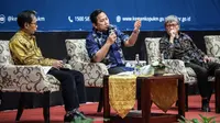 Deputi Bidang Perkoperasian Kementerian Koperasi dan UKM Ahmad Zabadi (tengah) di Bali, Selasa (21/6/2022). (Dok Kemenkop UKM)