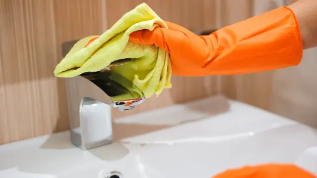 Membersihkan Kamar Mandi