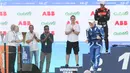 Dia berhasil menjadi yang tercepat di antara pemain unggulan Formula E. (Liputan6.com/Herman Zakharia)