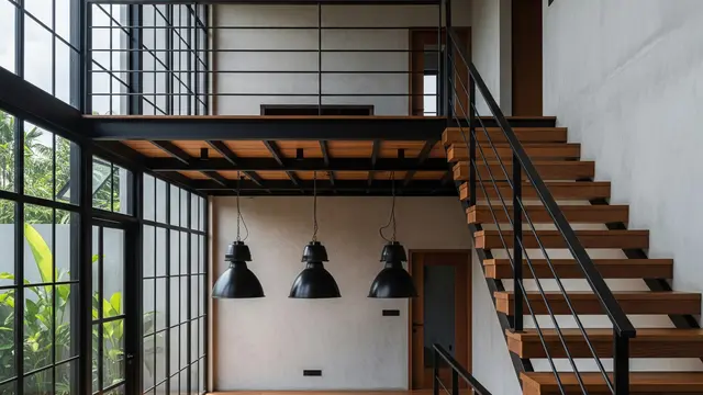 Mezzanine Bergaya Industrial Modern