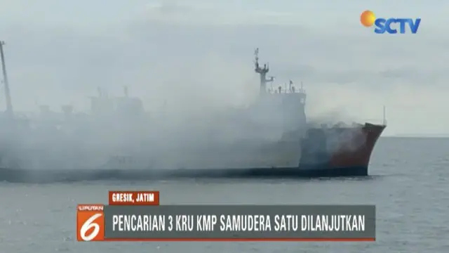 Usai pendinginan dan pembasahan, tim berencana memasuki bangkai kapal untuk mencari tiga orang yang hilang dalam kebakaran KMP Gerbang Samudra I itu.