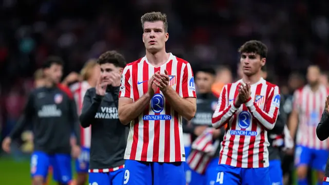 Foto: Penampilan Memukau Alexander Sorloth, Cetak Hattrick dan Bawa Atletico Madrid ke Babak 16 Besar Liga Champions